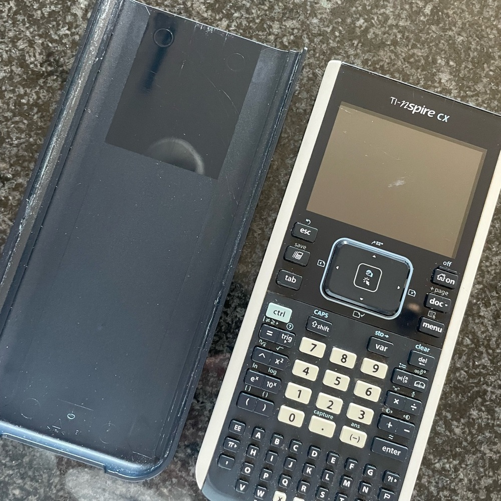TI-Nspire CX Graphing Calculator in Black/White